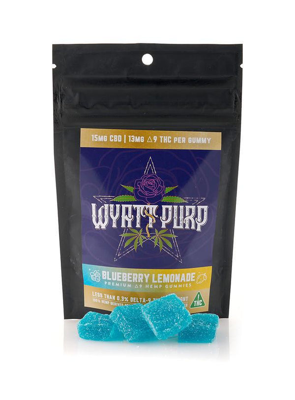 WYATT PURP DELTA 9 GUMMIES 10 CT