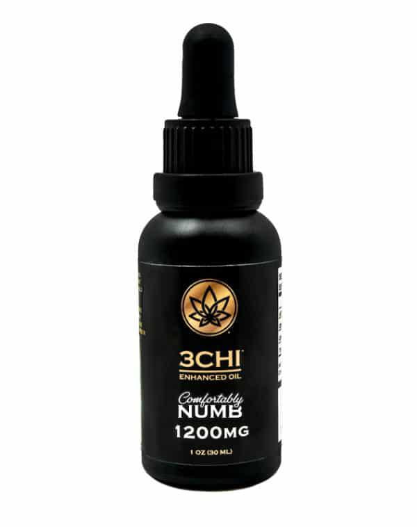 3 CHI COMFORTABLY NUMB DELTA 8 1200MG TINCTURE